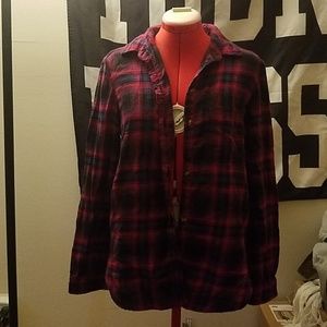 AE AHHMAZINGLY SOFT FLANNEL BOYFRIEND SHIRT